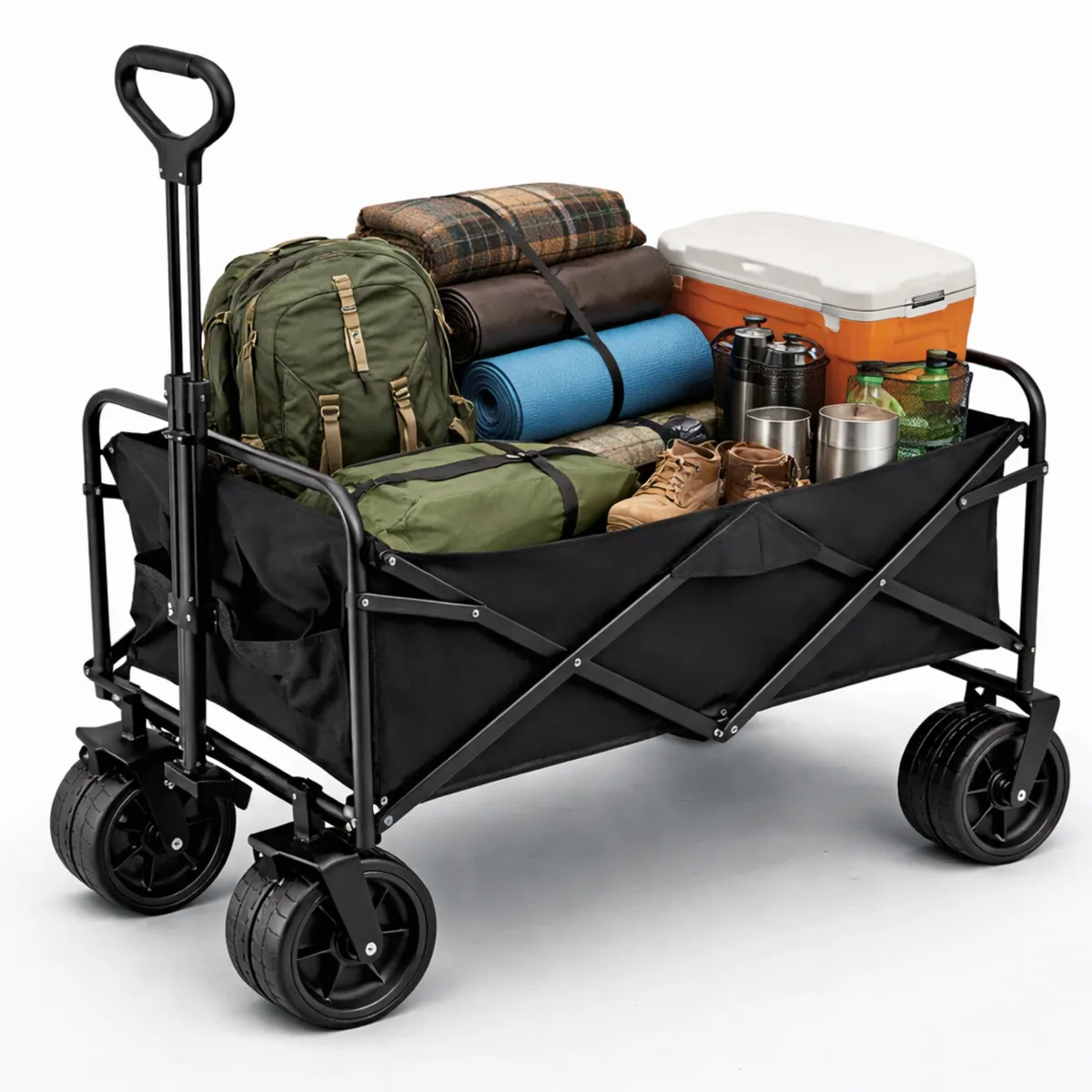 GENERICO - Carrito Para Compras Plegable Ideal Para El Camping 150 Kg