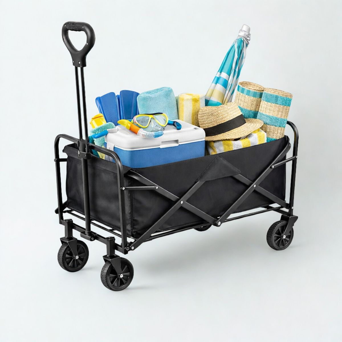 GENERICO - Carrito Para Compras Plegable Ideal Para El Camping 60 Kg