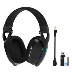 ATTACK SHARK - Audifonos L90 Trimodo Rgb Auriculares Ligeros