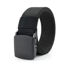 BEN BETESH - Cinturón De Nylon Negro