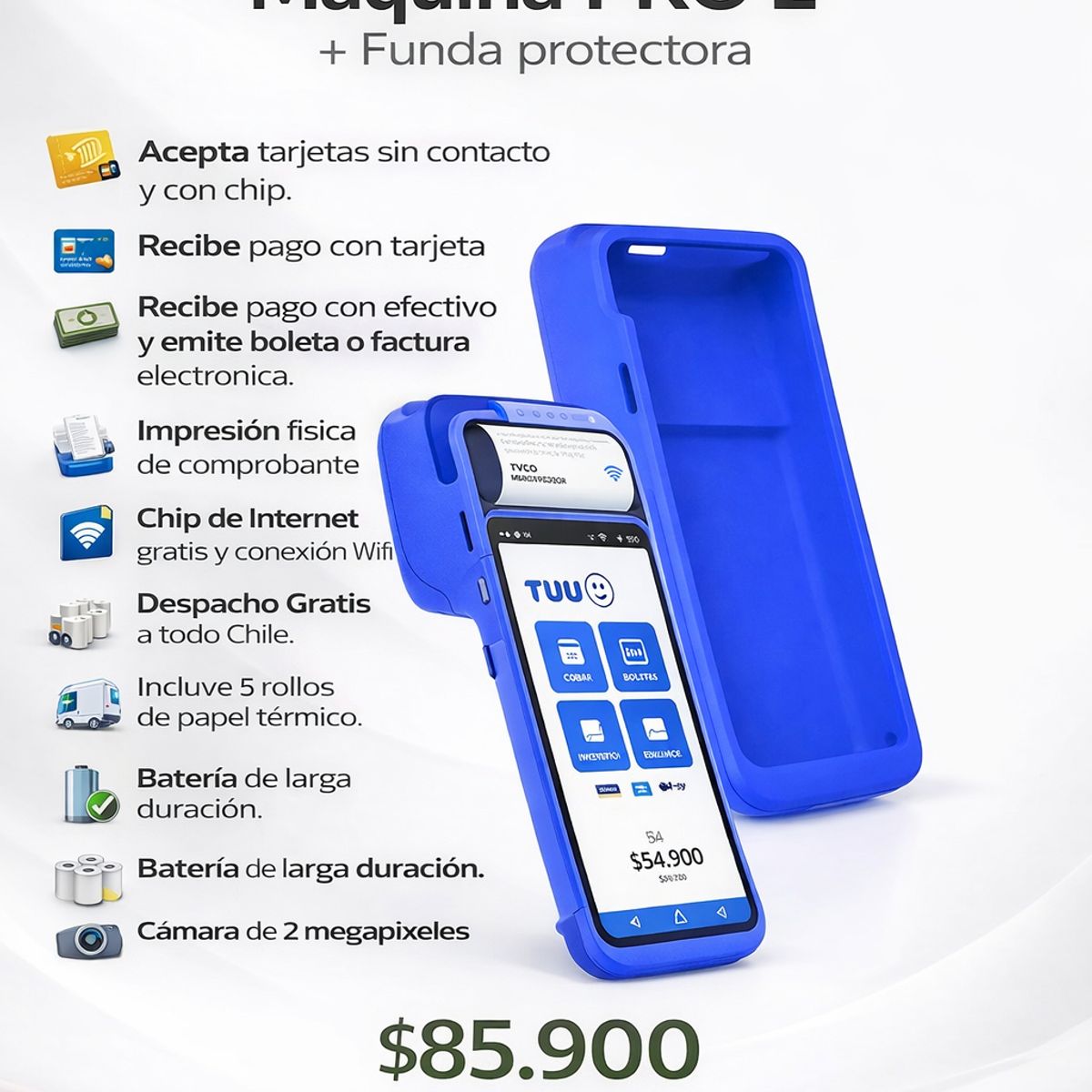GENERICO - Pos Maquina Pago Con Tarjetas Tuu Debito Credito Tuu