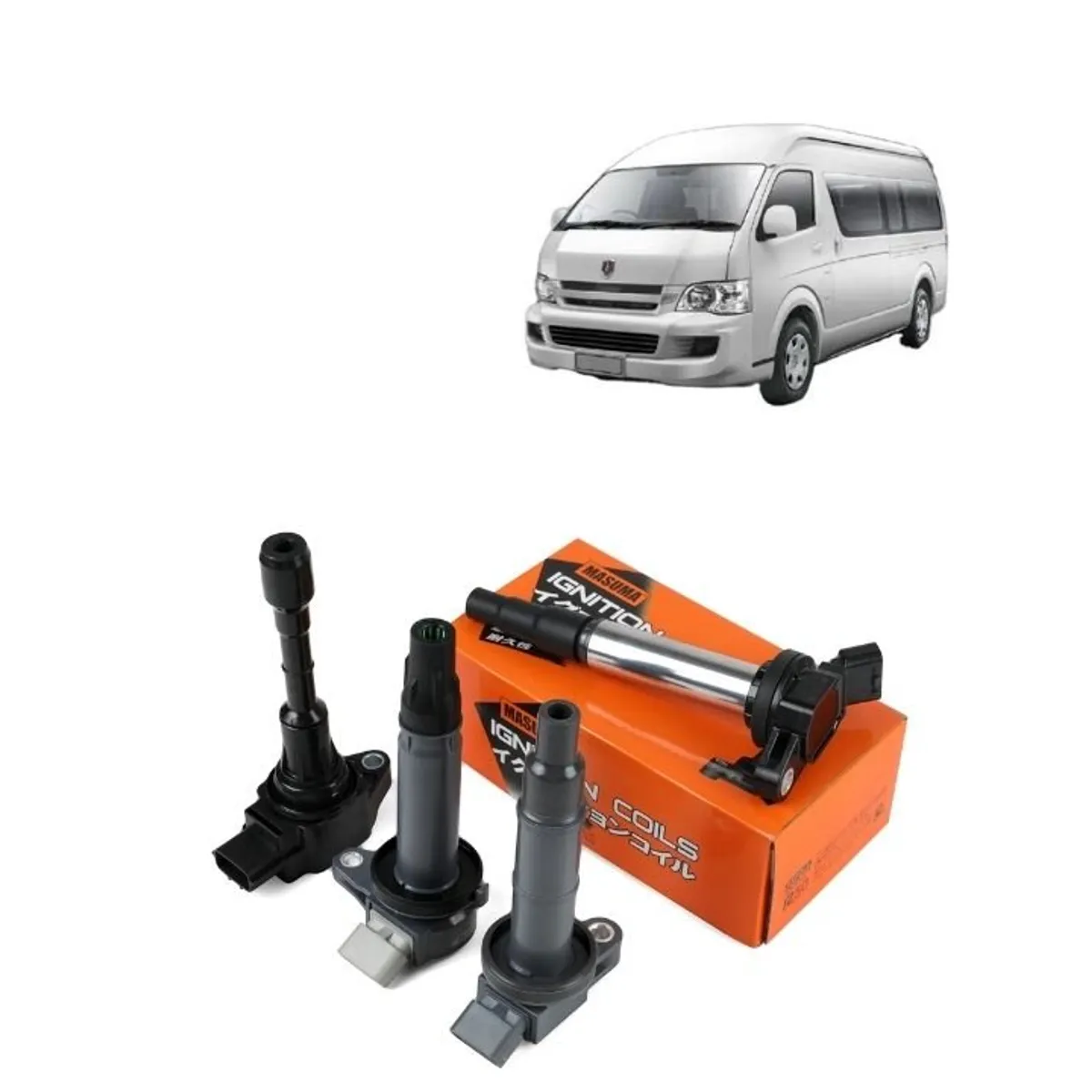 GENERICO - Bobina de Encendido Masuma Para  JINBEI Haise MIC-0022