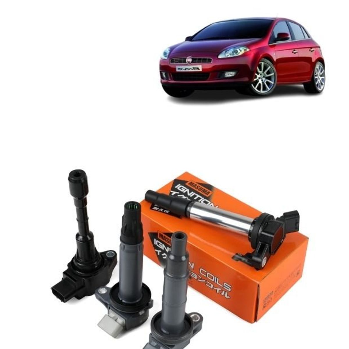 GENERICO - Bobina de Encendido Masuma Para Fiat Brava MIC-0055