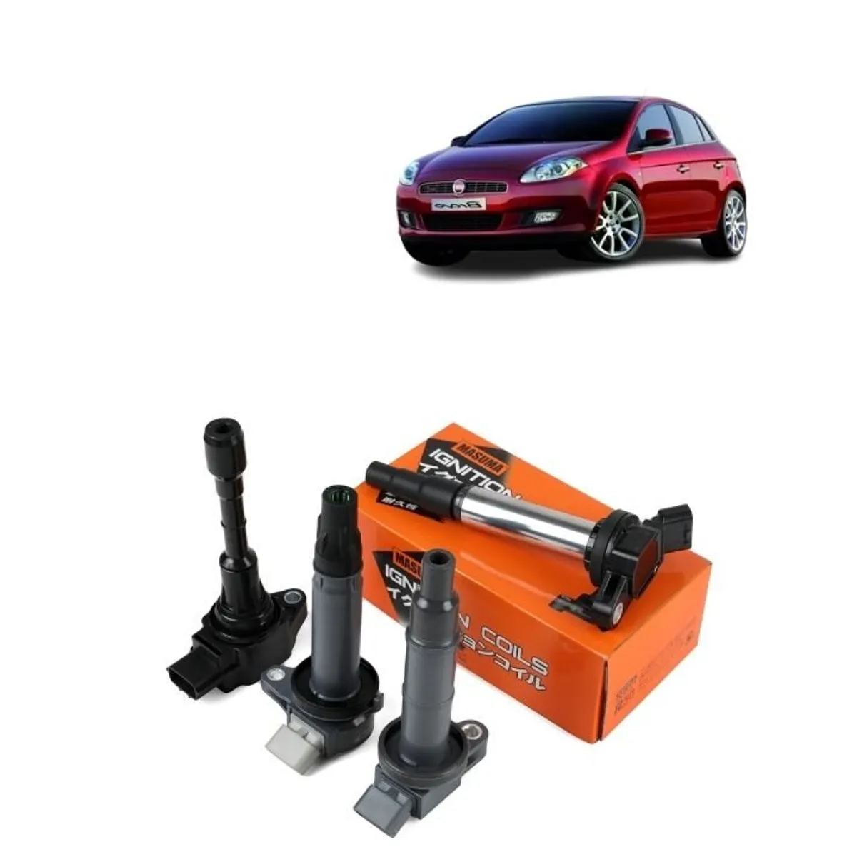 GENERICO - Bobina de Encendido Masuma Para Fiat Brava MIC-0055