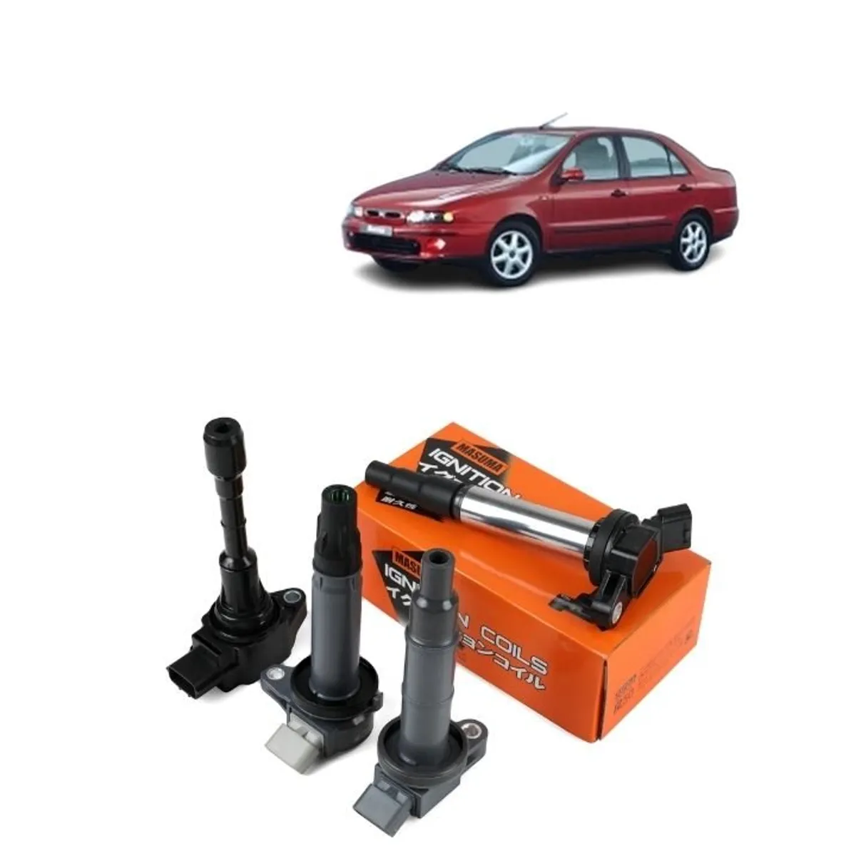 GENERICO - Bobina de Encendido Masuma Para Fiat Marea MIC-0055