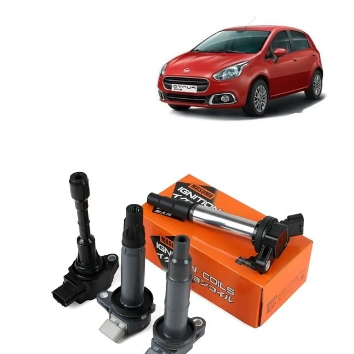 GENERICO - Bobina de Encendido Masuma Para Fiat Punto MIC-0055