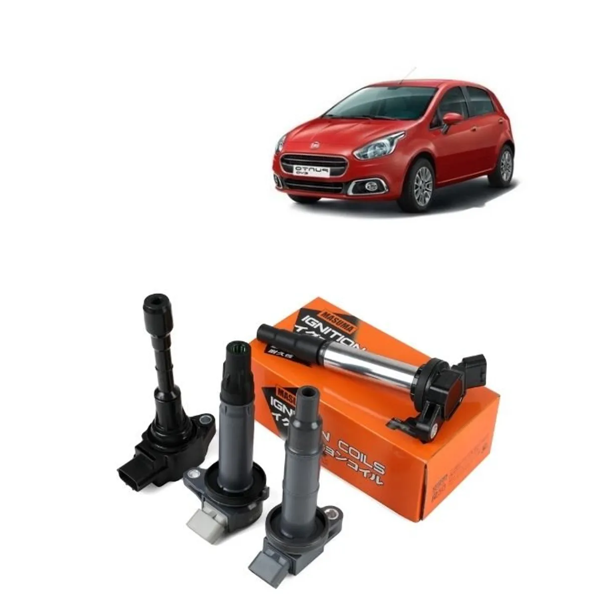 GENERICO - Bobina de Encendido Masuma Para Fiat Punto MIC-0055