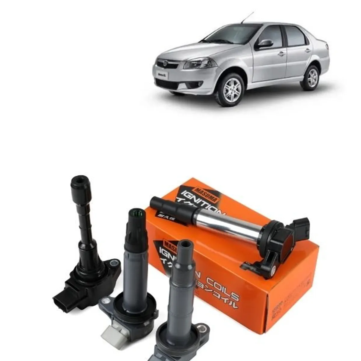 GENERICO - Bobina de Encendido Masuma Para Fiat Siena MIC-0055