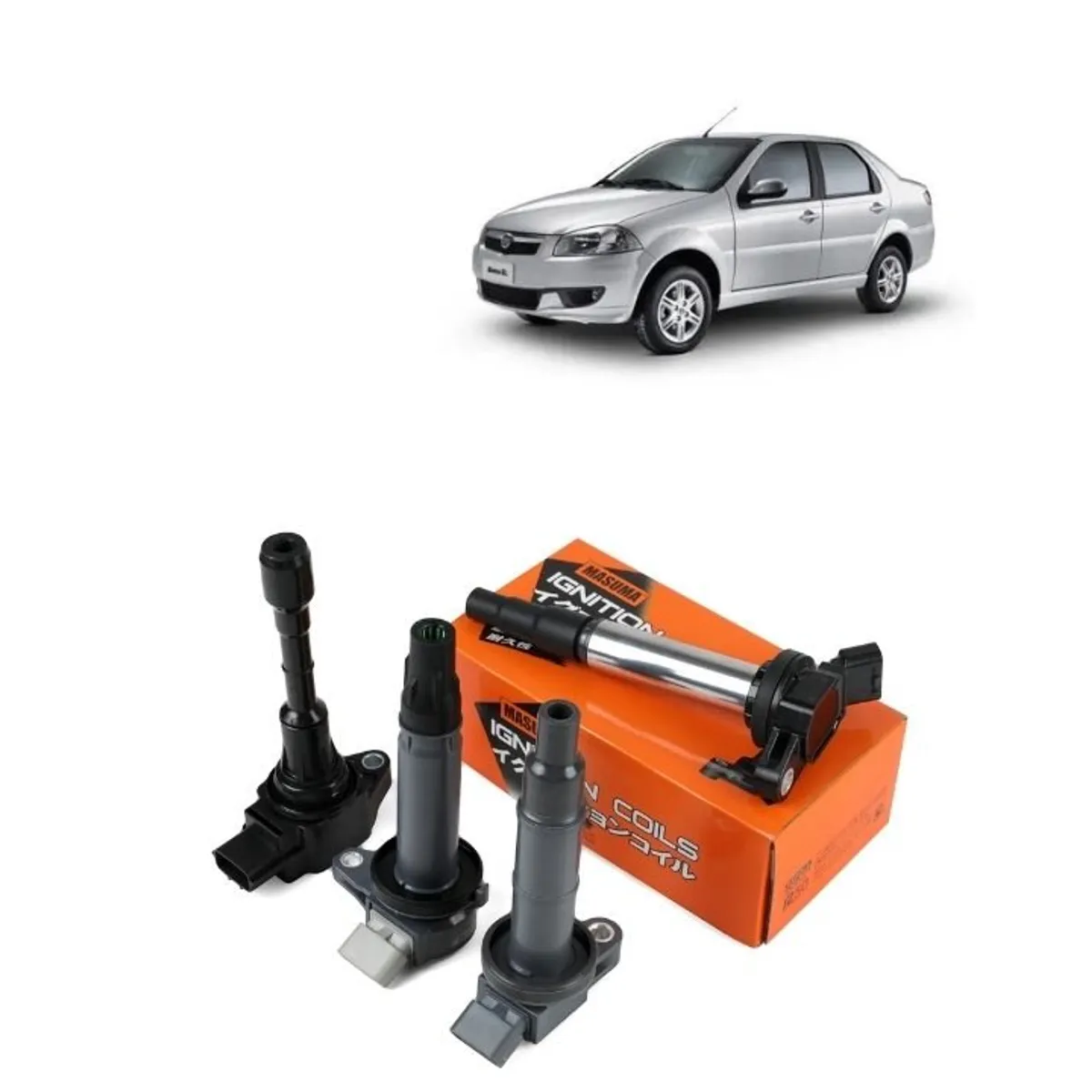 GENERICO - Bobina de Encendido Masuma Para Fiat Siena MIC-0055