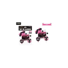 GENERICO - Set de globos látex despedida de soltera con fondo 23pcs