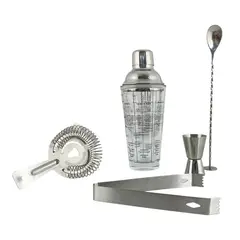 CONCEPT - Set Cocteleria - Silver Barman 5 pz