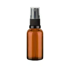 TERPENIC - Frasco de vidrio ámbar con atomizador spray 15ml