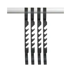 GENERICO - Pack de 4 Colgadores de Ropa Vertical