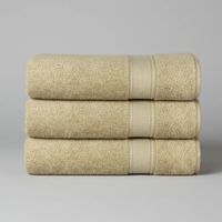 Pack 3 Toallas De Baño Algodón 135x70 Classic Suave Color Beige