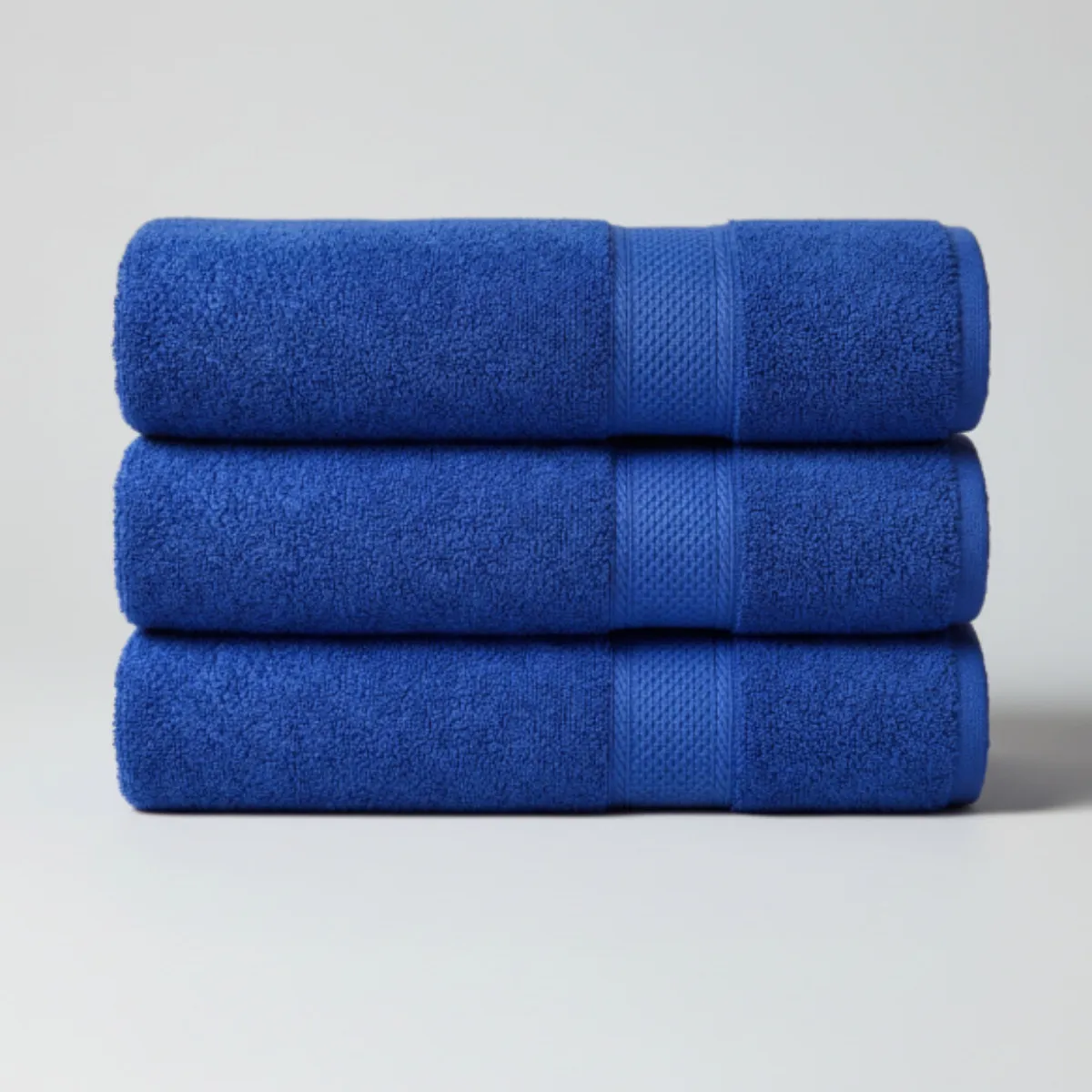 CHITECO - Pack 3 Toallas De Baño Algodón 135x70 Chiteco Classic Suave Color Azul