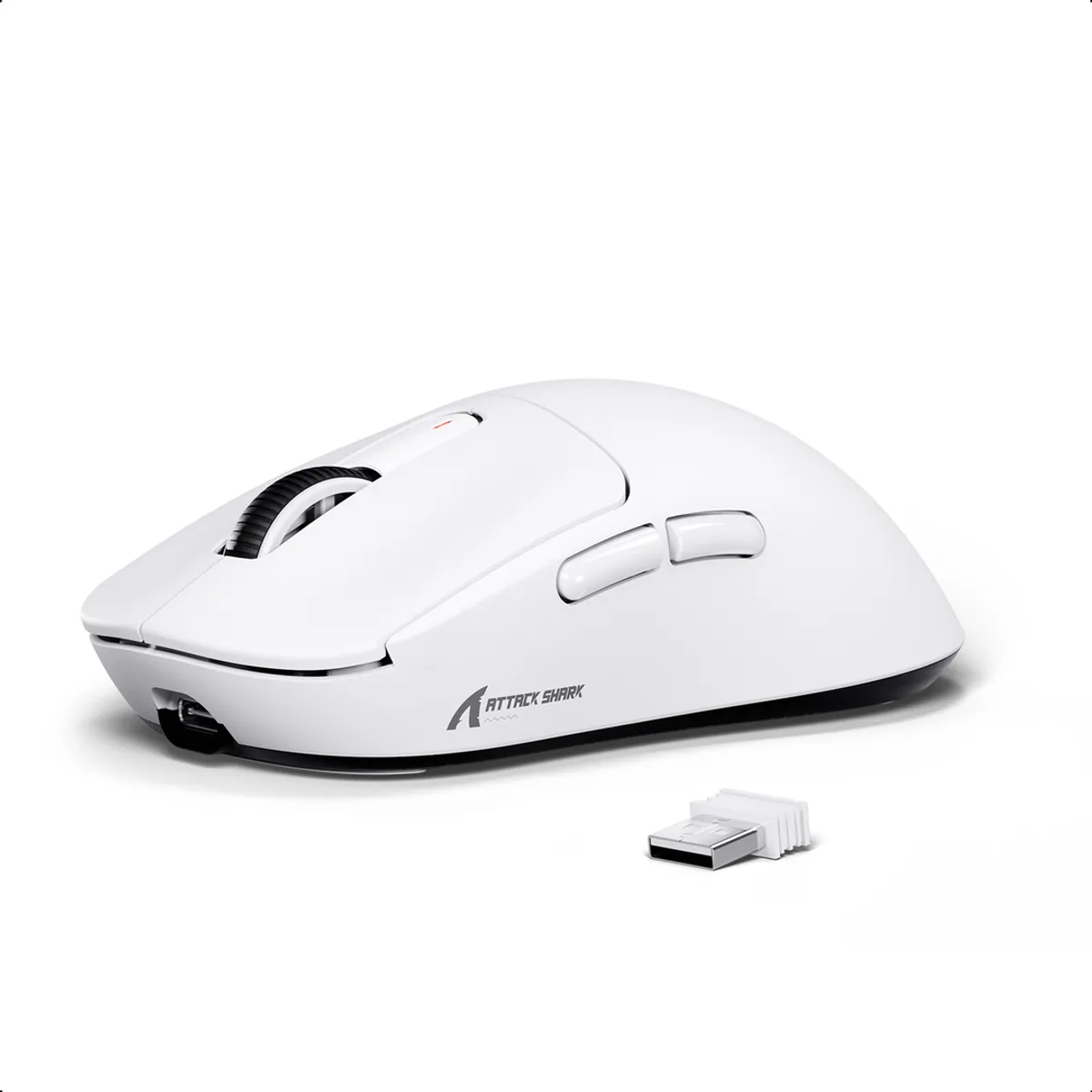 ATTACK SHARK - Mouse Attack Shark X3 Wireless Gaming Paw3395 Superlight Blanco