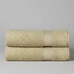 CHITECO - Pack 2 Toallas De Baño Algodón 135x70 Classic Suave Color Beige