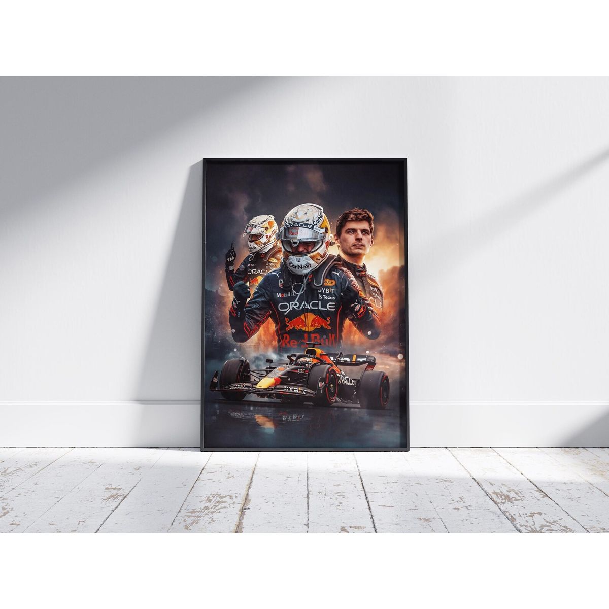 GENERICO - Cuadro De Max Verstappen I Red Bull F1 2026 + Marco