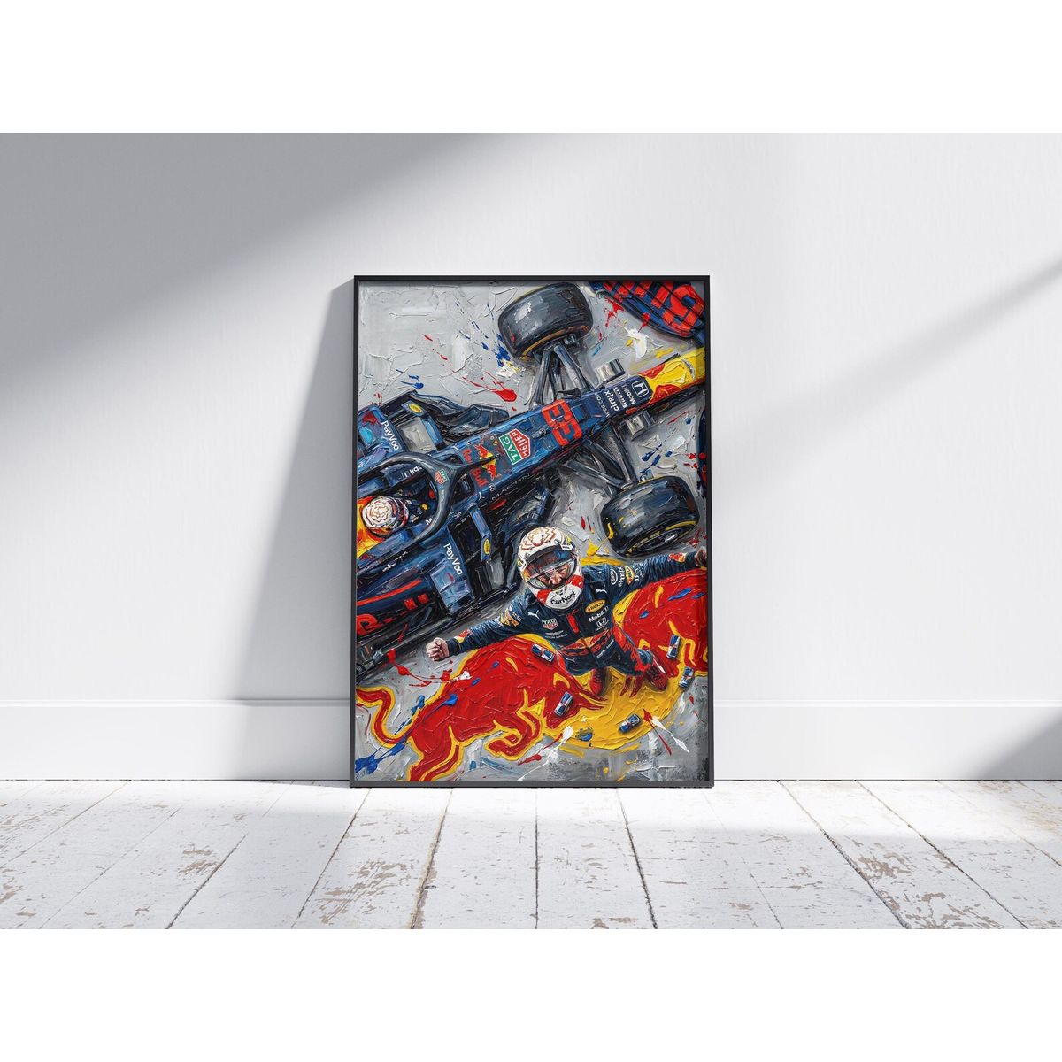 GENERICO - Cuadro de Max Verstappen II - Red Bull F1 2026 + Marco