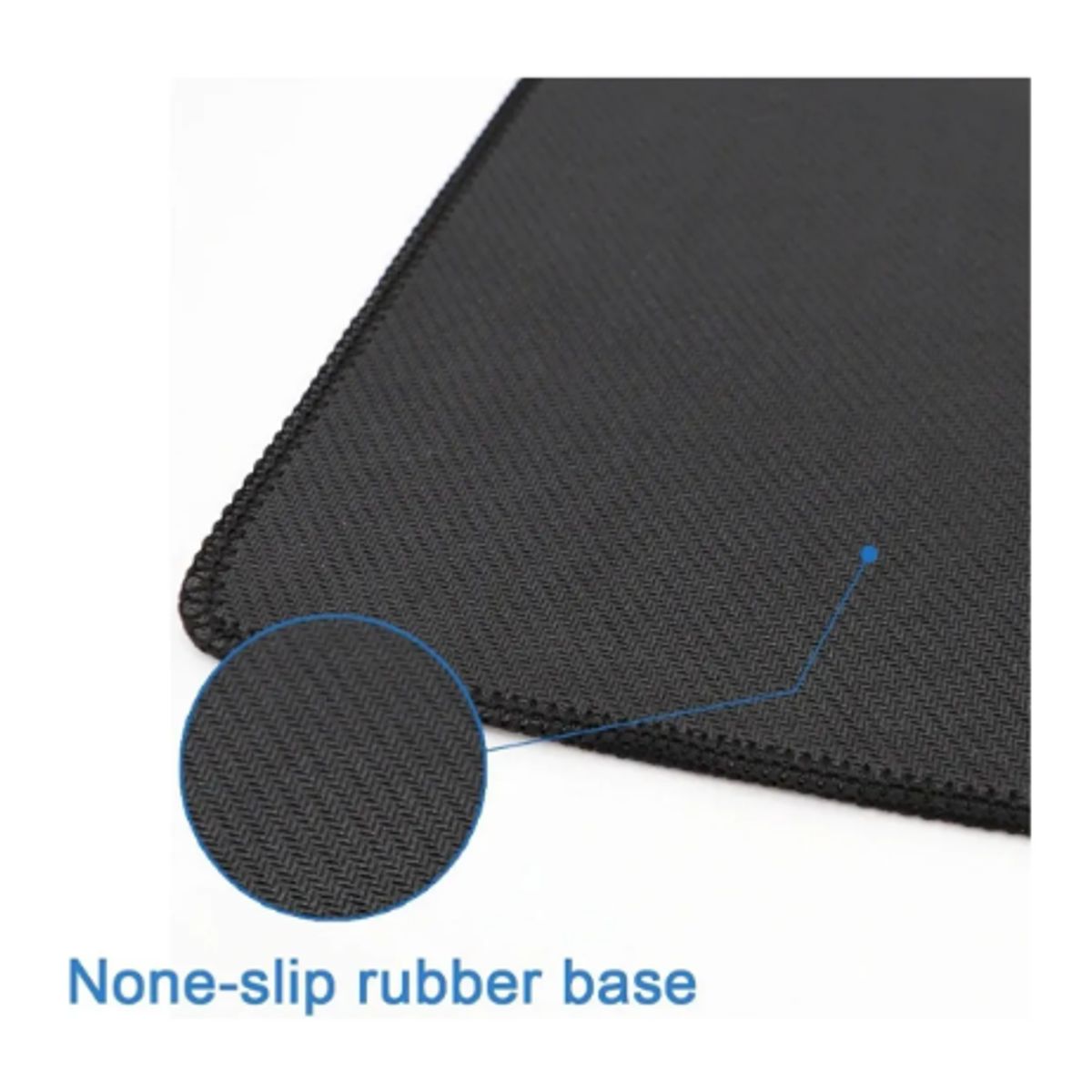 GENERICO - Mouse Pad Gamer Xxl Antideslizante Mapamundi 90x40cm 3mm 2pc Negro