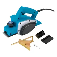 GENERICO - Cepillo Eléctrico Mueblería Carpintería 750w 7000rpm Azul