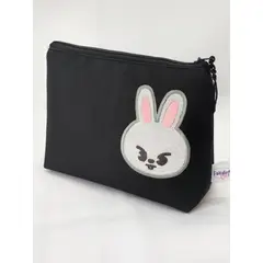 GENERICO - Estuche Bordado Skzoo - Leebit negro