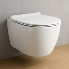 GENERICO - WC Descarga a Muro - Flotante White