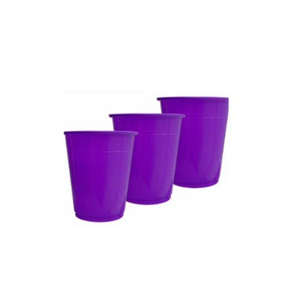GENERICO - Vaso Plastico Morado 250 Ml 25 Pcs