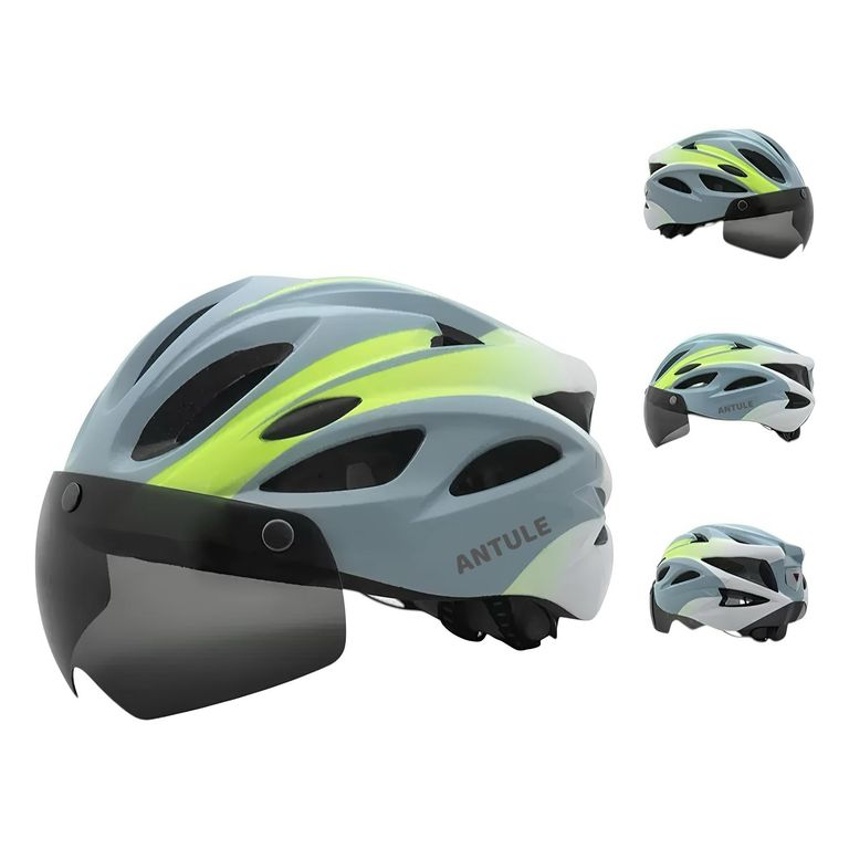Casco De Bicicleta Adulto Con Visera – Ajustable 57-62 Cm, Ligero Y Transpirable Para Ciudad, Montaña Y Patinete