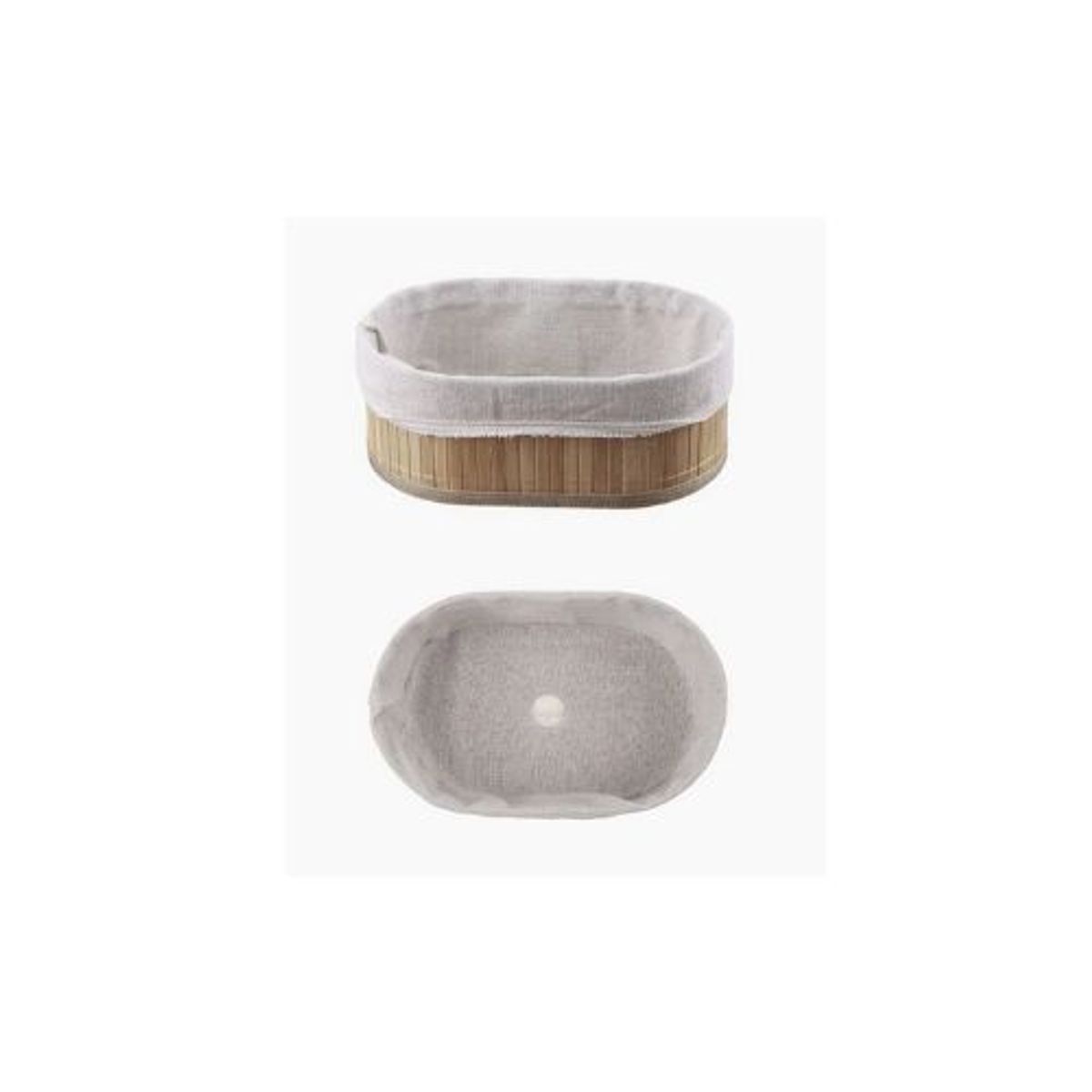 GENERICO - Panera de Madera con Paño Interior  Canasta para Frutas y Panes