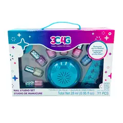 MAKE IT REAL - Estudio De Manicura Esmaltes Para Niñas Juguete