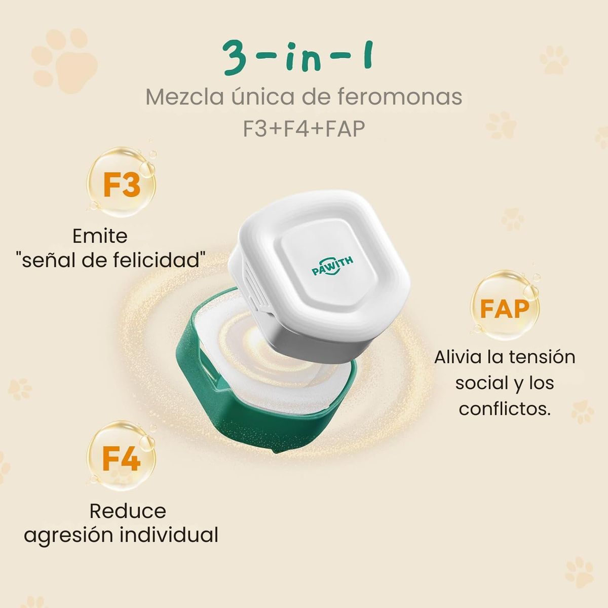 GENERICO - Difusor Calmante Relajante Feromonas Antiestrés Gatos