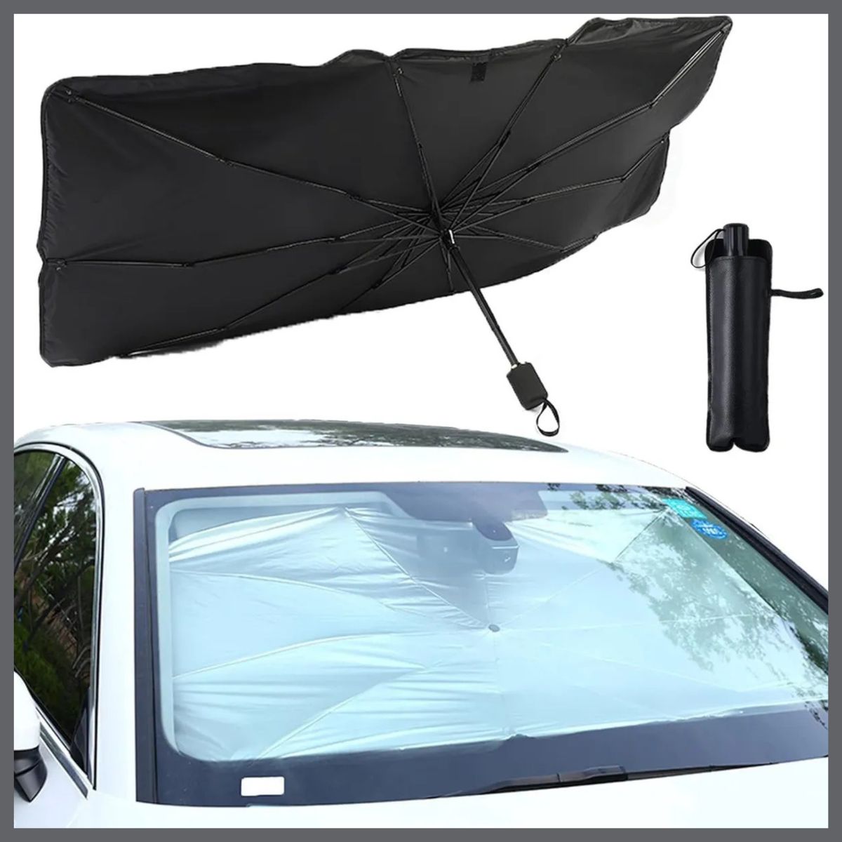 MOVI - Sombrilla Plegable Uv Para Parabrisa Auto