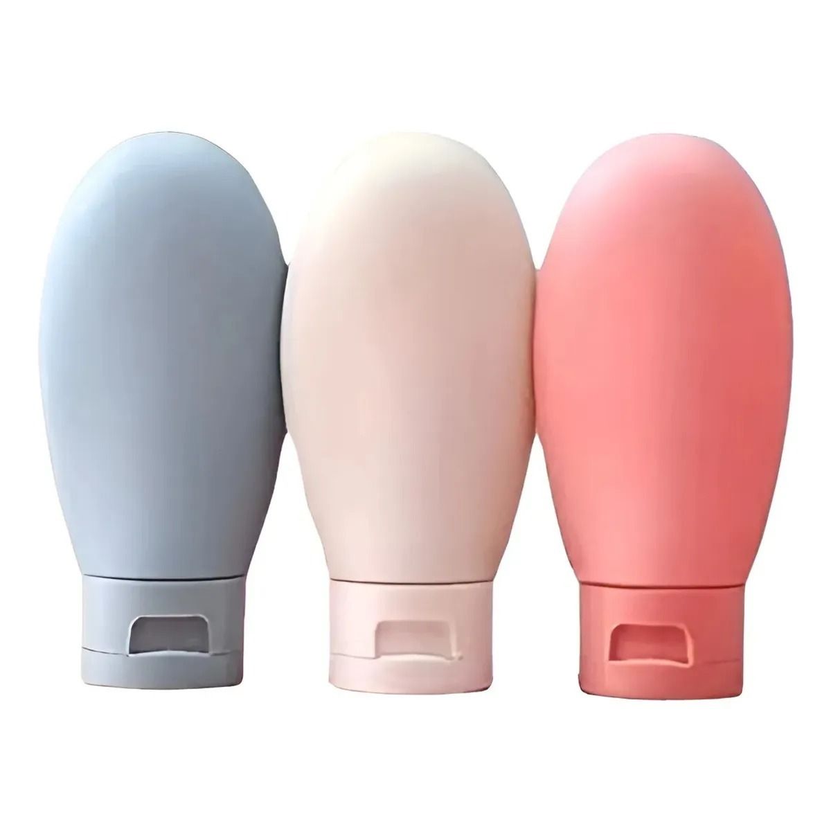 GENERICO - Pack X9 Botellas De Viaje De Silicona Dispensador Viaje 60ml