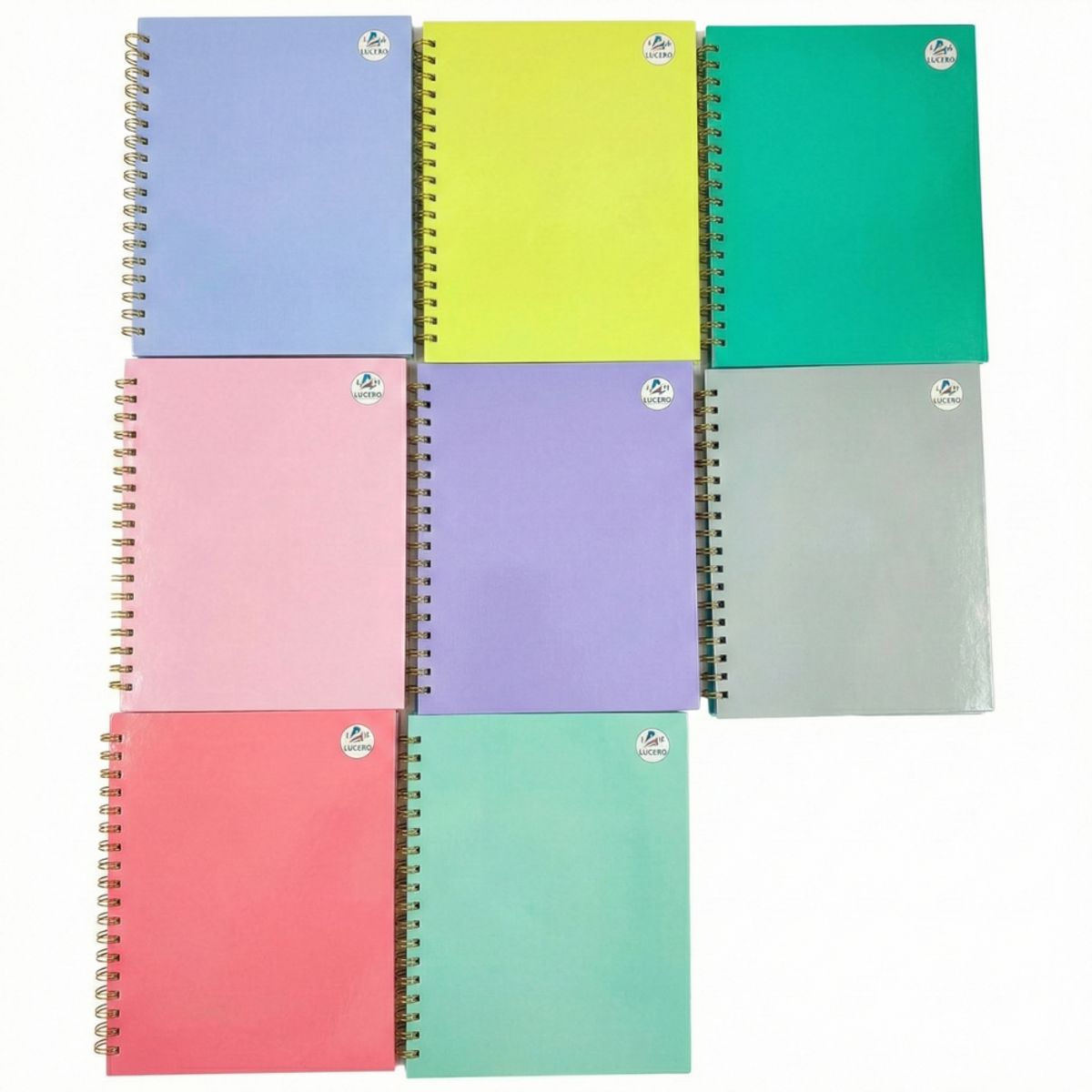 GENERICO - Pack 8 Cuadernos Universitarios Lucero 100 Hojas 7mm