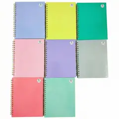 GENERICO - Pack 8 Cuadernos Universitarios Lucero 100 Hojas 7mm