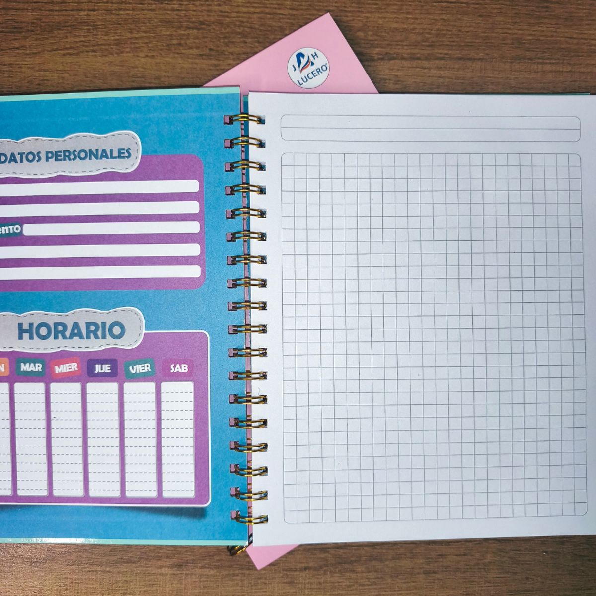 GENERICO - Pack 8 Cuadernos Universitarios Lucero 100 Hojas 7mm