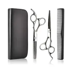 GENERICO - Set De Tijeras Esculpir Pelo Entresacadora + Corta Pelo