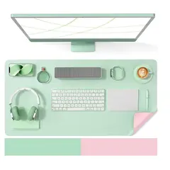 GENERICO - Mouse Pad Mat Gamer Pu Antideslizante Escritorio 80x40cm