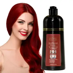 GENERICO - Shampoo Cubre Canas Flower Secret Color Rojo 400 Ml