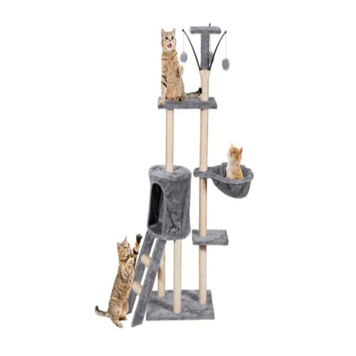 GENERICO - Torre Rascador Casa Torre Animales Para Gatos