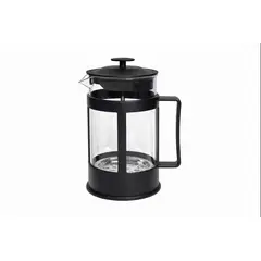 GENERICO - Cafetera Prensa Francesa 1 Litro Vidrio Con Filtro Negro