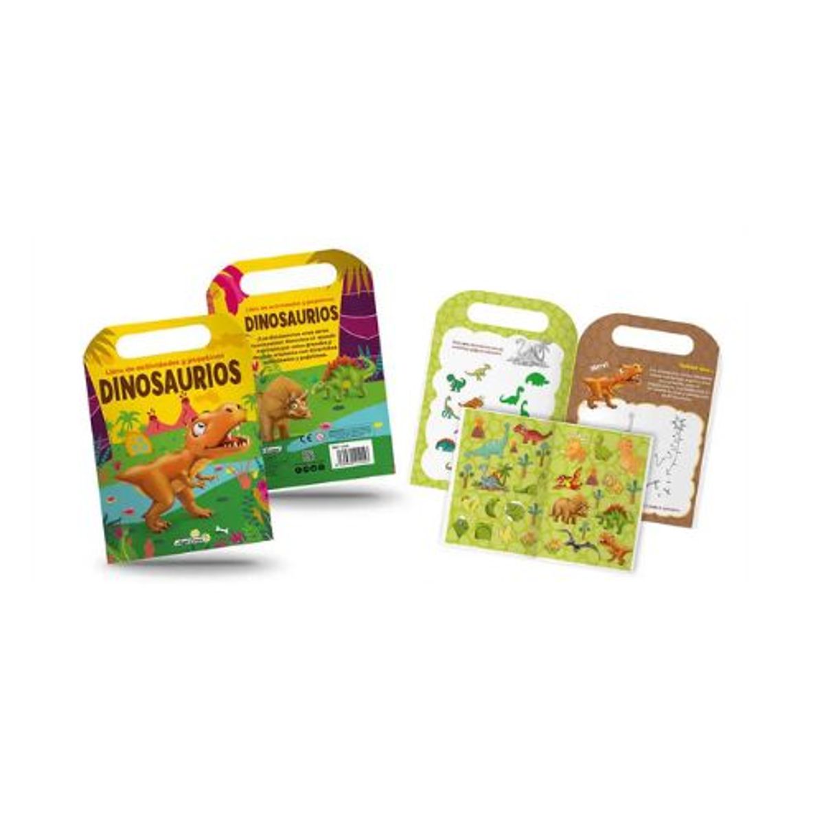 GENERICO - Libro Infantil Dinosaurios Con Stickers