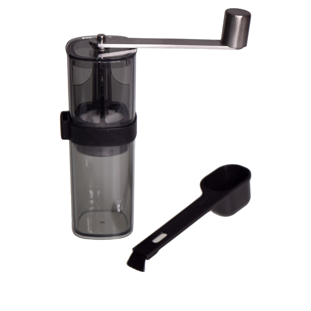 GENERICO - Molinillo Manual Cafe Portatil Negro Ajustable Y Compacto