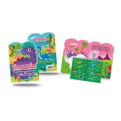 GENERICO - Libro Infantil Dinosaurios Con Stickers