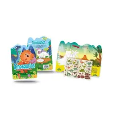 GENERICO - Libro Infantil Dinosaurios Con Stickers