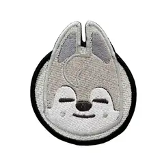 GENERICO - Parche Bordado Wolfchan Skzoo Termoadhesivo K-pop