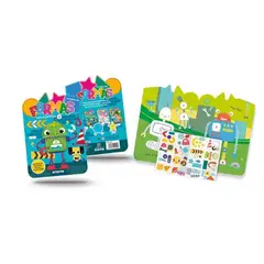 GENERICO - Libro De Formas Con Stickers Niños