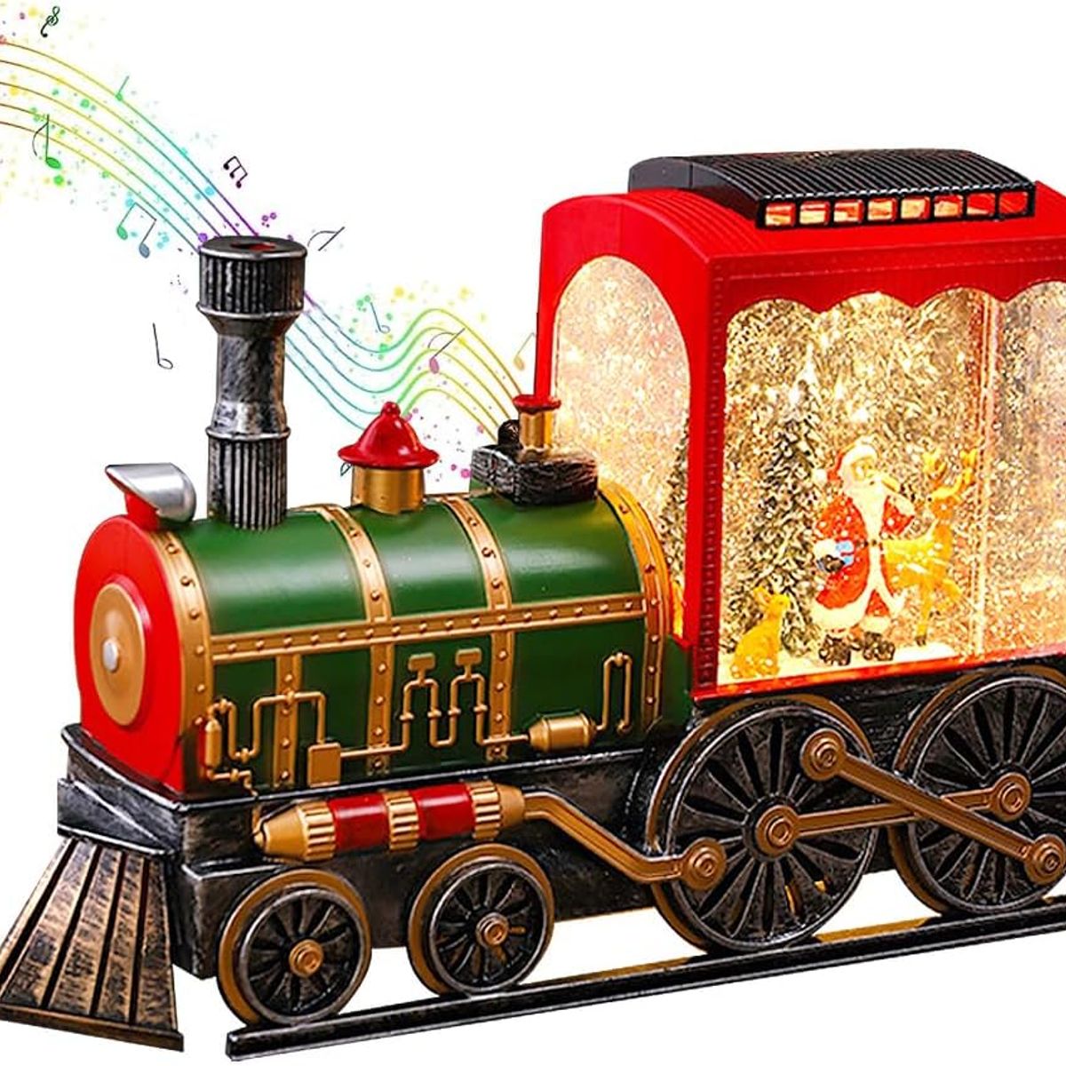 MOVI - CAMIÓN NAVIDEÑO CON LUCES MÚSICA Y ESCENA DE SANTA CLAUS