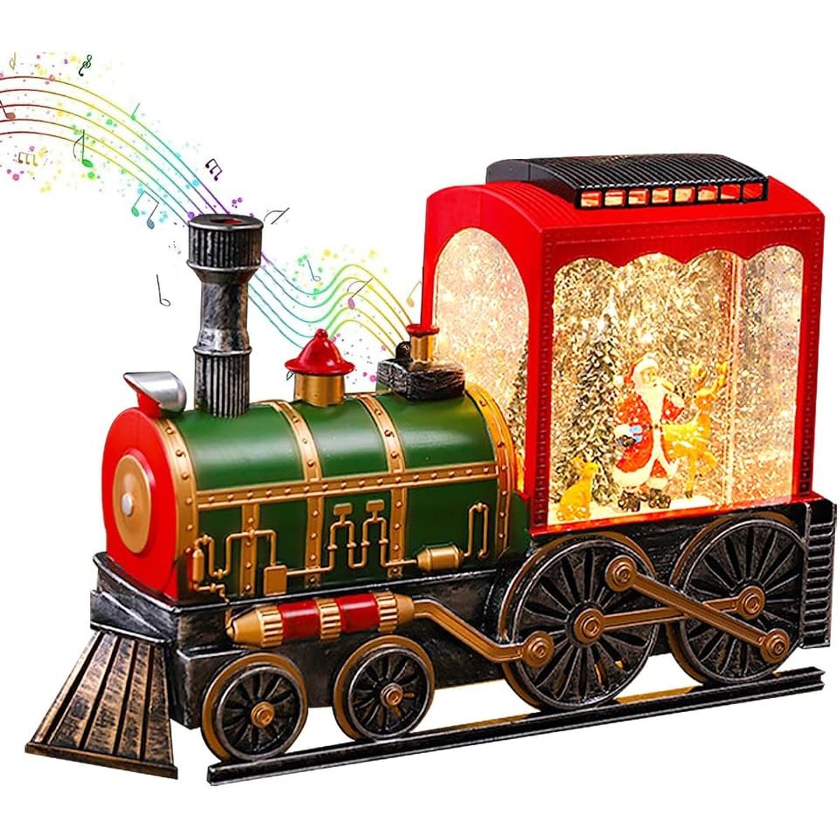 MOVI - CAMIÓN NAVIDEÑO CON LUCES MÚSICA Y ESCENA DE SANTA CLAUS